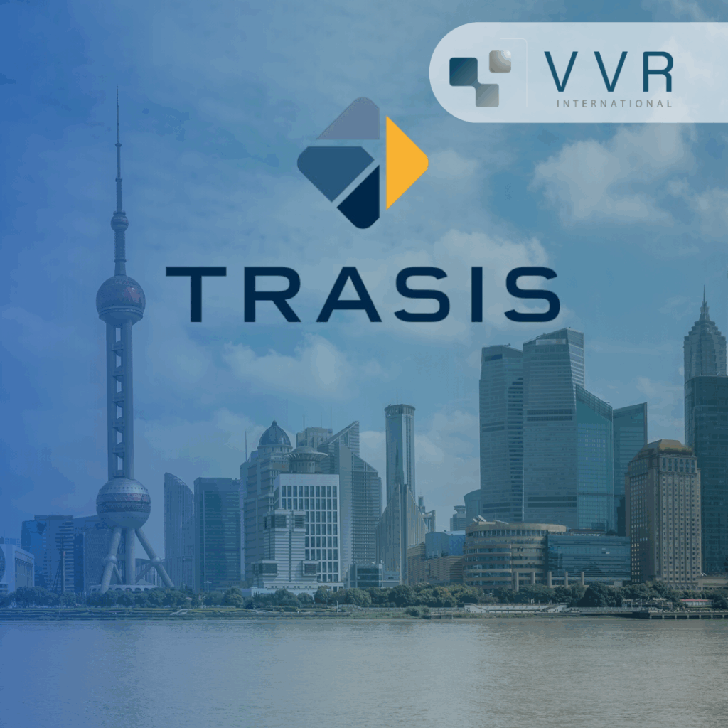 VVR International conseille TRASIS dans l’acquisition de son distributeur et la création de sa joint-venture en Chine